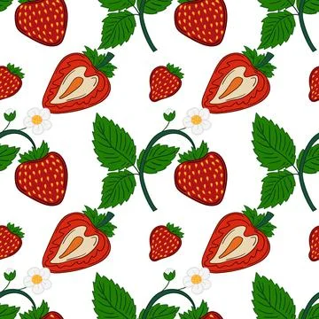 Pattern for textile or kitchen in hand draw style. Seamless pattern Stock Illustration