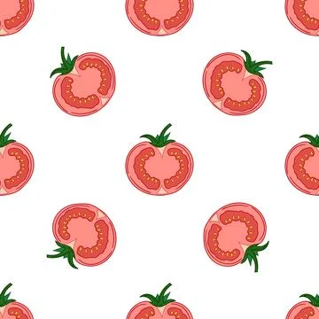 Pattern for textile or kitchen in hand draw style. Seamless pattern Stock Illustration