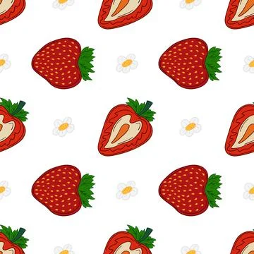 Pattern for textile or kitchen in hand draw style. Seamless pattern Stock Illustration