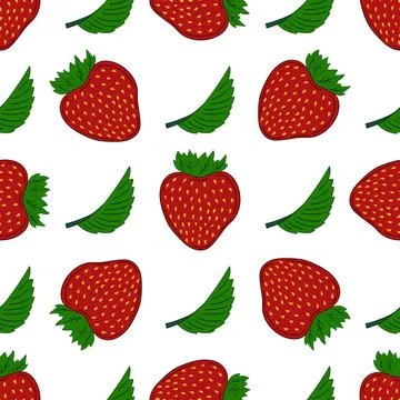 Pattern for textile or kitchen in hand draw style. Seamless pattern Stock Illustration