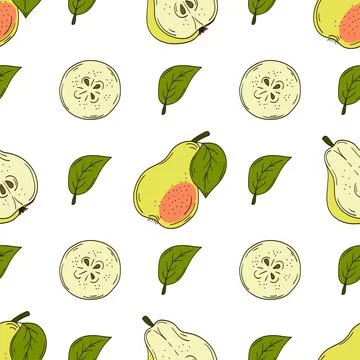 Pattern for textile or kitchen in hand draw style. Seamless pattern Stock Illustration