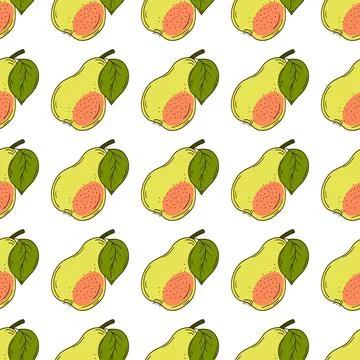 Pattern for textile or kitchen in hand draw style. Seamless pattern Stock Illustration