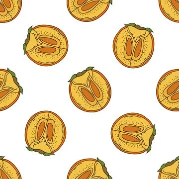Pattern for textile or kitchen in hand draw style. Seamless pattern Stock Illustration