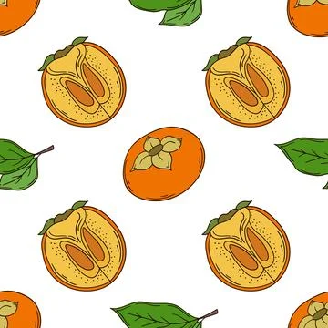 Pattern for textile or kitchen in hand draw style. Seamless pattern Stock Illustration