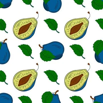 Pattern for textile or kitchen in hand draw style. Seamless pattern イラスト素材
