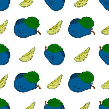 Pattern for textile or kitchen in hand draw style. Seamless pattern Stock Illustration