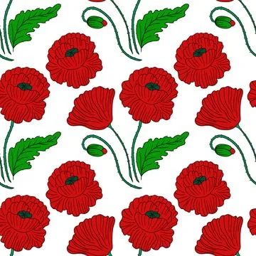 Pattern for textile or kitchen in hand draw style. Seamless pattern Stock Illustration