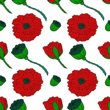 Pattern for textile or kitchen in hand draw style. Seamless pattern 스톡 일러스트