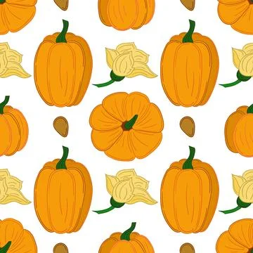 Pattern for textile or kitchen in hand draw style. Seamless pattern Stock Illustration