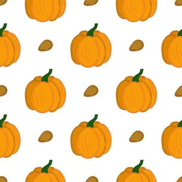 Pattern for textile or kitchen in hand draw style. Seamless pattern Stock Illustration