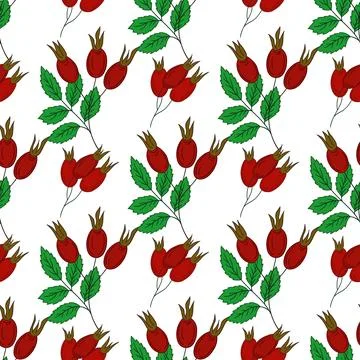 Pattern for textile or kitchen in hand draw style. Seamless pattern Stock Illustration