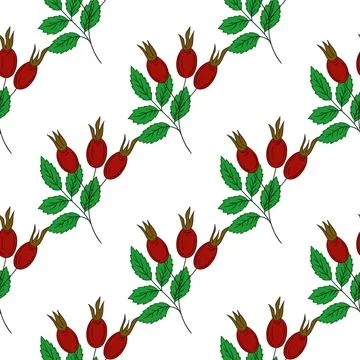 Pattern for textile or kitchen in hand draw style. Seamless pattern Stock Illustration