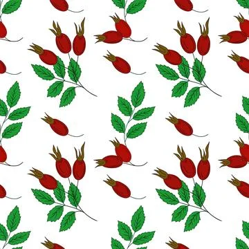 Pattern for textile or kitchen in hand draw style. Seamless pattern Stock Illustration