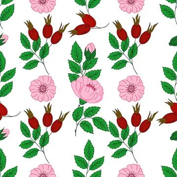 Pattern for textile or kitchen in hand draw style. Seamless pattern 스톡 일러스트