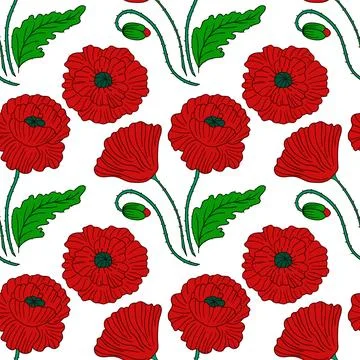 Pattern for textile or kitchen in hand draw style. Seamless pattern Stock Illustration