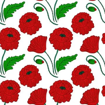 Pattern for textile or kitchen in hand draw style. Seamless pattern Stock Illustration