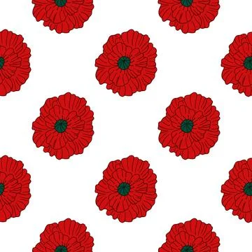 Pattern for textile or kitchen in hand draw style. Seamless pattern Stock Illustration