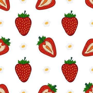 Pattern for textile or kitchen in hand draw style. Seamless pattern Stock Illustration