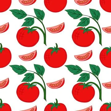 Pattern for textile or kitchen in hand draw style. Seamless pattern Stock Illustration