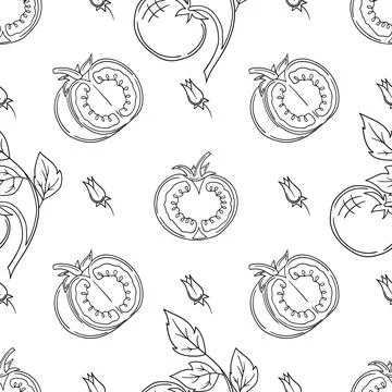 Pattern for textile or kitchen in hand draw style. Monochrome pattern 스톡 일러스트