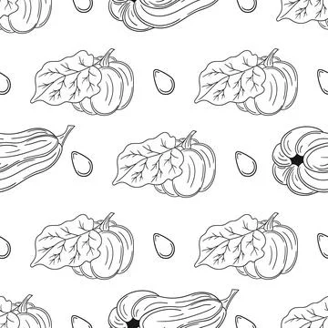 Pattern for textile or kitchen in hand draw style. Monochrome pattern Stock Illustration