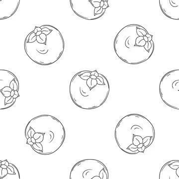 Pattern for textile or kitchen in hand draw style. Monochrome pattern Stock Illustration