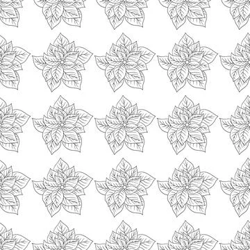 Pattern for textile or kitchen in hand draw style. Monochrome pattern 스톡 일러스트