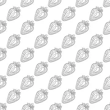 Pattern for textile or kitchen in hand draw style. Monochrome pattern 스톡 일러스트