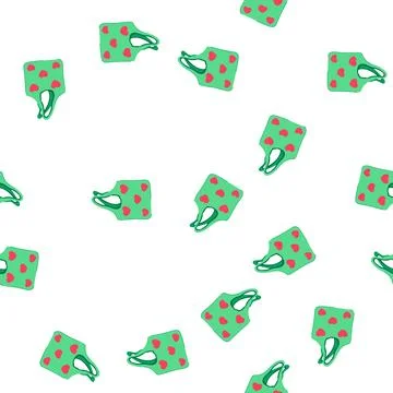 Pattern textile reusable bag cartoon vector Stock Illustration