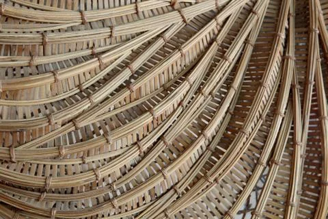 Pattern texture of bamboo Stock Photos