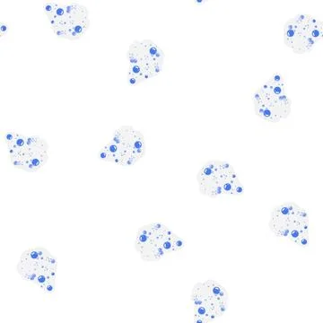 Pattern texture bath soap foam cartoon vector Stock Illustration