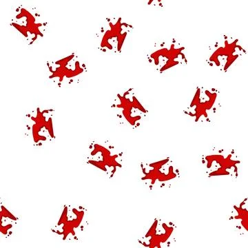 Pattern texture blood splatter cartoon vector Stock Illustration