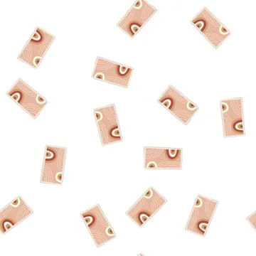 Pattern texture boho rug cartoon vector 스톡 일러스트