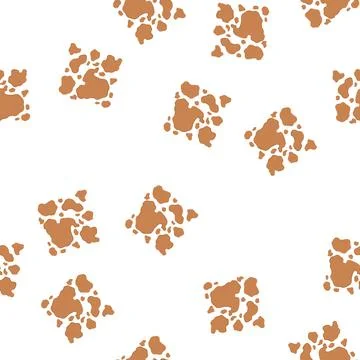 Pattern texture cow skin cartoon vector Stock Illustration