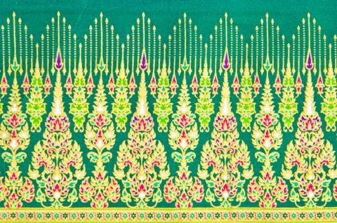 Pattern texture of general traditional thai style native handmad 스톡 사진