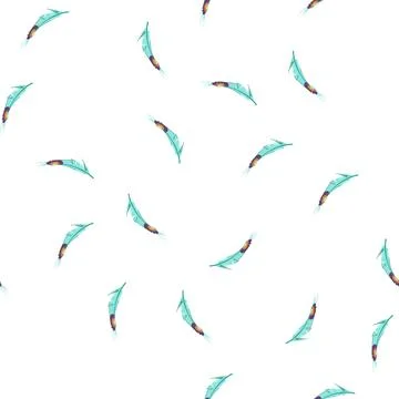 Pattern texture peacock feather cartoon vector 스톡 일러스트