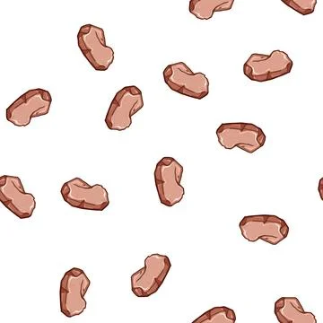 Pattern texture pebble stone cartoon vector Stock Illustration