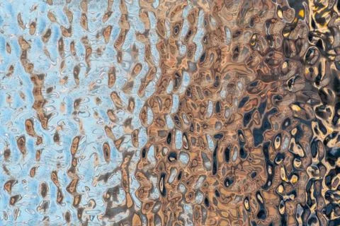 Pattern texture of polish fluted metal. Stock Photos