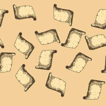 Pattern texture scroll paper sketch hand drawn 스톡 일러스트