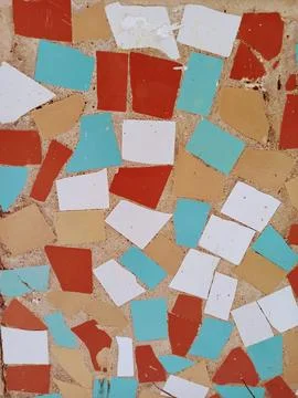 Pattern, texture, square, geometric, color, colorful, design, wallpaper Stock Photos