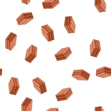 Pattern texture wooden crate cartoon vector Illustrazione stock