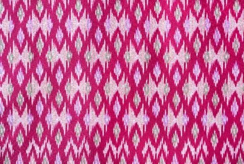 Pattern on thai cloth texture of general traditional thai style native 스톡 사진