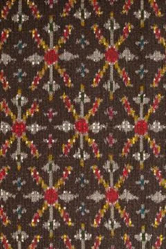 Pattern on thai cloth texture of general traditional Stock Photos