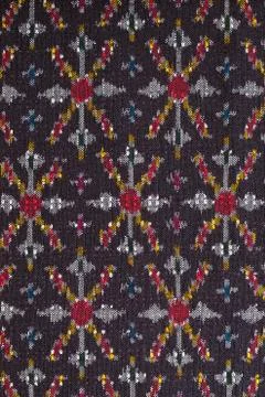 Pattern on thai cloth texture of general traditional Stock Photos