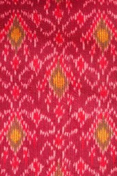 Pattern on thai cloth texture of general traditional Stock Photos
