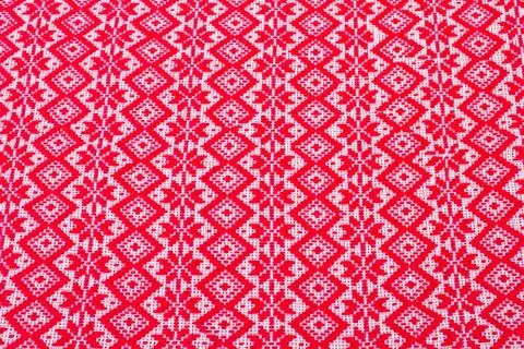 Pattern of thai hand made fabric Stock Photos