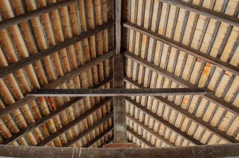 Pattern of thai roof Stock Photos