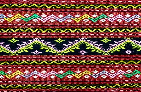 Pattern of thai silk background Stock-Fotos