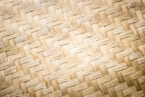 Pattern thailand handmade work from bamboo Stock Photos
