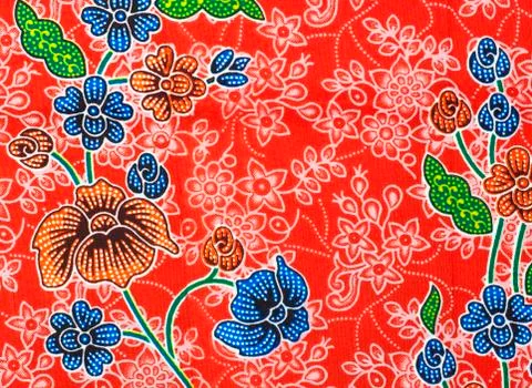 Pattern of thailand native cloths Stock Photos